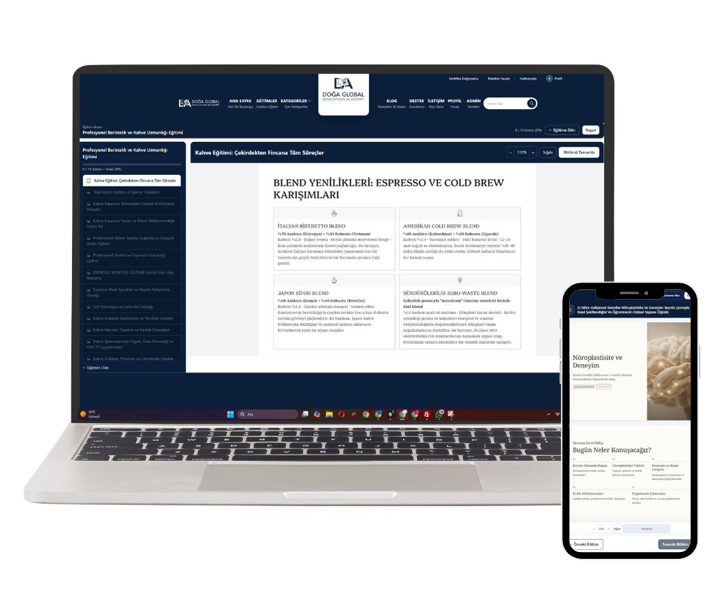 Modüler dijital öğrenme arayüzü